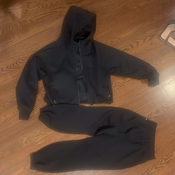 Abercrombie YPB motion Tech jogger separates set-black - Picture 1 of 5